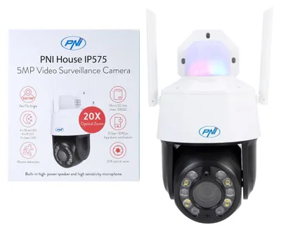 Produktbild von PNI Videoüberwachungskamera House IP575 5MP WiFi mit, optischer Zoom 20x, Varioo