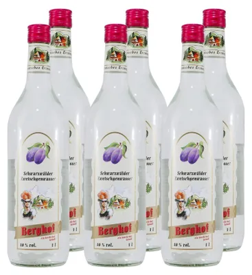 Produktbild von Berghof Zwetschgenwasser (6 x 1,0L)