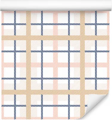 Obrázek produktu pro 10m VLIES TAPETE Roll Stripes Grid Minimalismus Mozaika Geometrie XXL