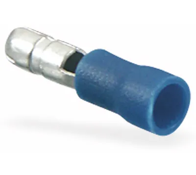 Zdjęcie produktu dla Wtyczka okrągła, Ø 4 mm, niebieska, 2,5 mm², 10 szt