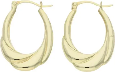 Produktbild von JuwelmaLux Creolen 925 Silber Gold plattiert JL16-06-0464