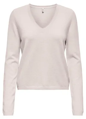 Produktbild von ONLY Onlloyal Life Ls V-Neck Pullover KNT Nca – Größe XS, Moonbeam