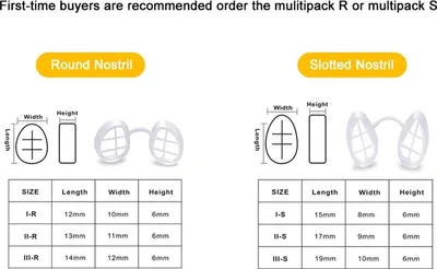 Obrázok produktu pre Neviditeľný nosový filter, ultra-dýchateľný, nosové filtre na zápach s mini-HEPA filtráciou vzduchu peľového prachu, dymu, malý + stredne veľký, úzky tvar