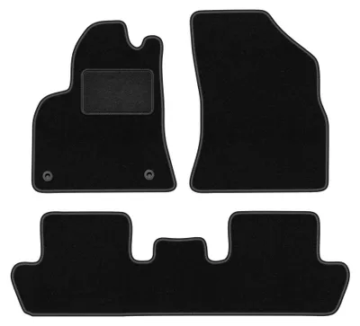 Immagine prodotto di Tappetini in moquette per Peugeot 5008 I 2009-2017 (crossover) – set 4 pezzi, neri, su misura – Wielganizator LUX