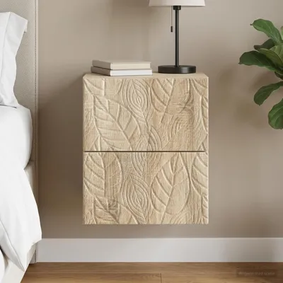 Immagine prodotto di vidaXL Comodino da parete in rovere Sonoma 34,5 x 33 x 40 cm
