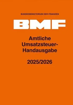 Produktbild von Amtliche Umsatzsteuer-Handausgabe 2025/2026