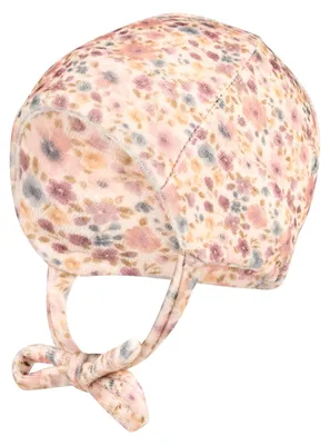 Produktbild von Sterntaler Beanie Aquarell – Baby Mütze mit Ohrenklappen und Bindeband – Mädchen