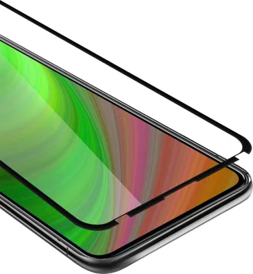 Produktbild von Cadorabo Panzerfolie für Asus ZenFone 7 Pro Schutzfolie in Schwarz Vollbild Folie Tempered Display Schutzglas