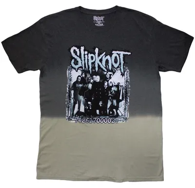 Obrázok produktu pre Slipknot Barcode Photo (Back Print & Wash Collection) Grey L Tričko