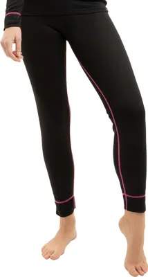 Produktbild von CFLEX Damen Ski- & Thermo Hose - warme Unterwäsche lang POLARDRY - Schwarz-Pink M