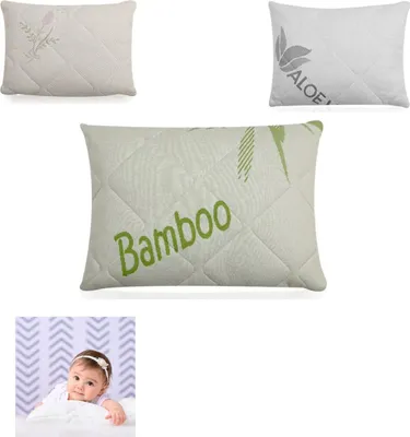 Zdjęcie produktu dla Lorelli poduszka dla niemowlt Cosy rozmiar 38 x 29 cm silikonowe wypenienie puchowe zdejmowana poszewka zielona