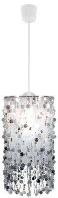 Produktbild von LED Hängeleuchte, silber 27 cm