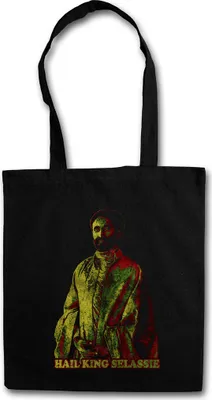 Produktbild von Urban Backwoods Haile Selassie Portrait II, Stofftasche, Farbe: Schwarz