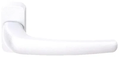 Image de Paire de béquille Siluete à ressort carré 8mm sur rosace blanc - SOFI - 5113300120
