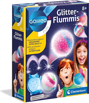 Produktbild von Clementoni Galileo Glitter-Flummis