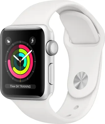 Produktbild von Apple Watch Series 3, OLED, Touchscreen, 8 GB, WLAN, GPS, 26,7 g