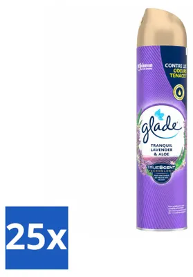 Produktbild von 25 x Glade Raumspray - Lavendel & Aloe - 300 ml - Vorteilspackung - 25 Stücke