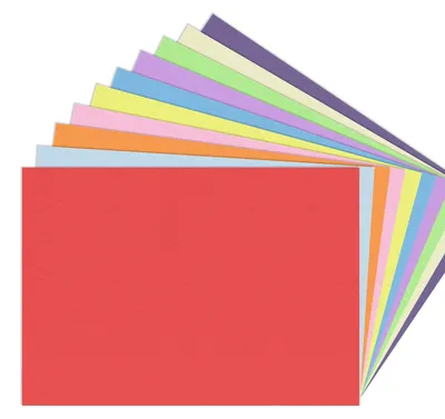 Zdjęcie produktu dla 100 arkuszy papieru A5, kolorowy, 10 kolorów, gramatura 120 g/m²