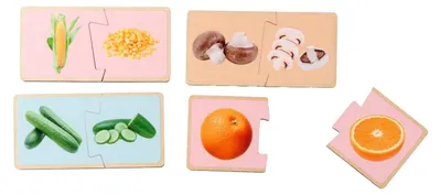 Image de 17 x 2 pièces Eichhorn Puzzle enfants bois Montessori 100006000
