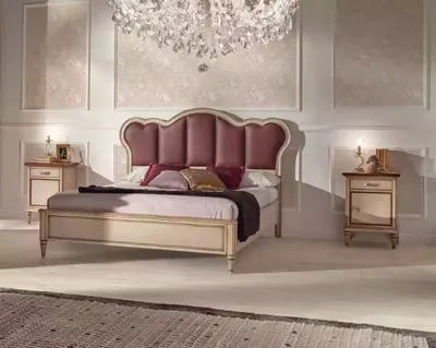 Produktbild von Schlafzimmer Komplett Nachttische Modern Bett Luxus Set Designer Möbel