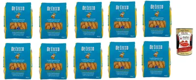 Produktbild von De Cecco Fusilli Giganti N°234, 100% Italienisch Pasta Nudeln 10x 500g + Italian Gourmet Polpa 400g