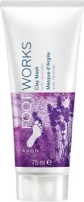 Produktbild von AVON foot works Tonerdemaske für die Füße mit Lavendel