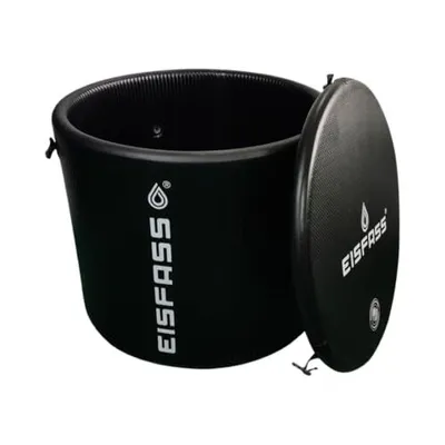 Produktbild von Eisfass Air extra Isolierung (90 cm Ø x 75 cm ⇡ ) Eistonne zum Eisbad ca. 350 Liter Eistonne Kältetherapie Regeneration nach dem Sport Eisbaden