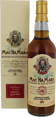 Produktbild von Gaelic Whisky MACNAMARA Rum Cask Finish Blended Scotch Whisky 40% Vol. 0,7l in Geschenkbox
