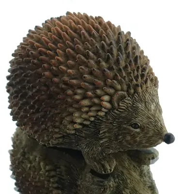 Produktbild von Weihnachtsfigur Igel Igor Braun 12 x 8 cm - Polyresin