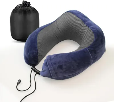 Produktbild von COZYOR Nackenkissen klein & kompakt, mit Memory Foam, verstellbarem Verschluss & praktischer Tasche
