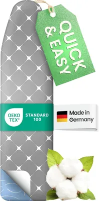 Produktbild von SimplySmooth Bügelbrettbezug aus Baumwolle mit Kordelzug –  – Stars / 120x45cm