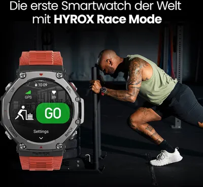 Obrázek produktu pro Amazfit T-Rex 3, 3,81 cm (1.5"), AMOLED, Dotyková obrazovka, Wi-Fi, GPS, 68,3 g