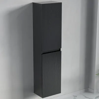 Zdjęcie produktu dla LOMAZOO szafka wysoka 35 × 27 × 140 cm, czarny dąb