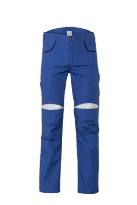 Produktbild von Planam Bundhose DuraWork Gr. 58 kornblau/schwarz