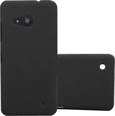 Produktbild von Cadorabo Schutzhülle für Nokia Lumia 550 Hülle in Schwarz Etui Hard Case Handyhülle Cover
