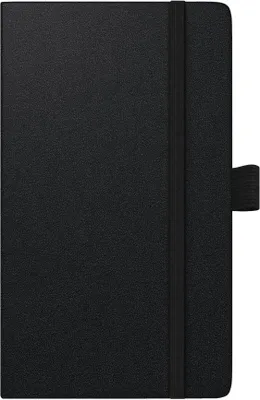 Produktbild von BRUNNEN 1075666904 Wochenkalender Taschenkalender 2024 Kompagnon Modell 756 2 Seiten = 1 Woche Blattgröße 8,7 x 15,3 cm Baladek-Einband schwarz