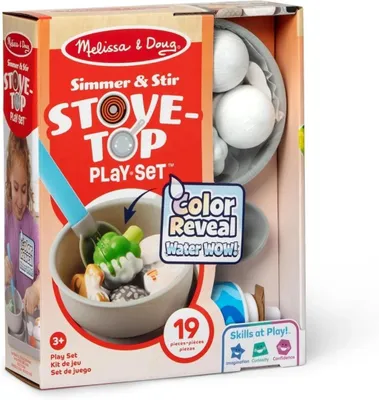 Obrázek produktu pro Melissa & Doug MPP PYS SimmernStir Stove Top Plyst GML, 3 rok/roky
