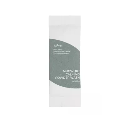 Immagine prodotto di ISNTREE MUGWORT CALMING POWDER WASH 1gx25 - Polvere per il lavaggio del viso