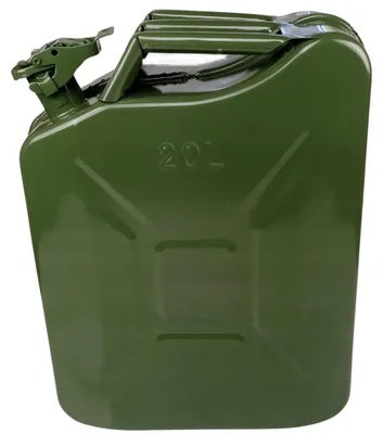 Produktbild von Anwicar Benzinkanister Metall 20 L Olive, Reservekanister Benzin & Diesel