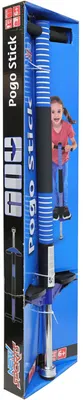 Produktbild von New Sports Pogo Stick blau schwarz - Hüpfstab für Kinder 95cm