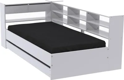 Produktbild von STAURAUMBETT ROLLER / 90x190 cm - Weiß