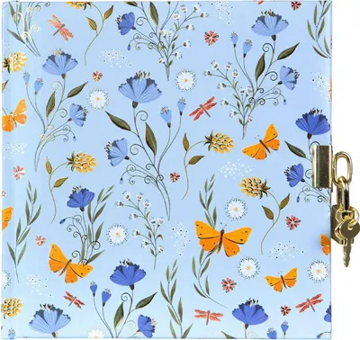 Produktbild von Goldbuch Tagebuch Secret Garden Blue 16,5 x 16,5 cm
