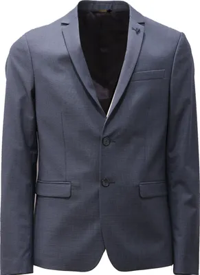 Produktbild von 9286AF giacca uomo PATRIZIA PEPE blue textured wool blend jacket man
