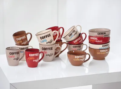 Produktbild von Müslischale 14cm 4er Set Coffee Talk sortiert
