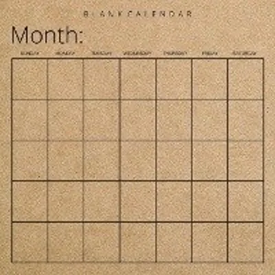 Image de Blank Calendar