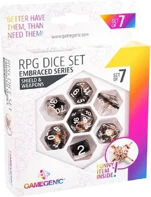 Obrázek produktu pro Embraced Series RPG Würfelset Shield & Weapons 7-teilig