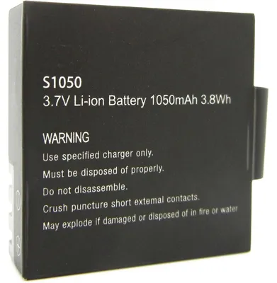 Immagine prodotto di Batteria per Easypix GoXtreme Stage Li-Ion 3,7 Volt 1050 mAh nero