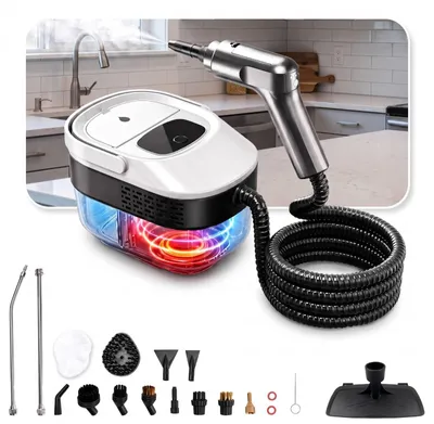 Handstoomreiniger 2500W, 1,6L Tank, 3 Bar, 3 Stufen, 14 Zubehörteile