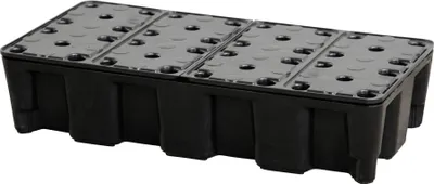 Image de CEMO bac de rétention PE 35 HD avec grille PE