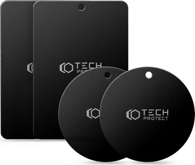 Obrázok produktu pre Tech-Protect Metalplate Magnetický Držák Do Automobilu 4 Balenie Čierna